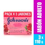 3 JABON JJ ADULTO GRANADA 110 GR