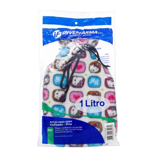 BOLSA AGUA TER CALOR-FRIO 1L C/FUNDA