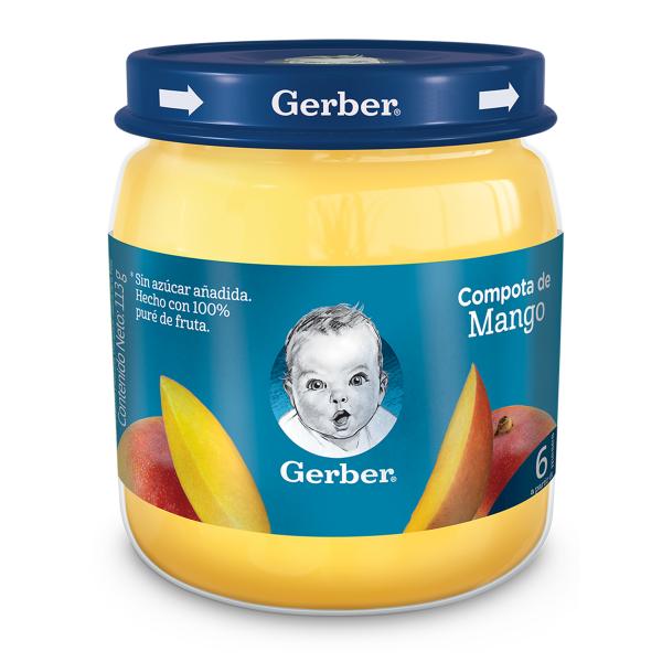 COMPOTA GERBER MANGO 113 GR.