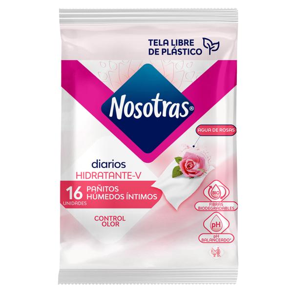 PANITOS INTIM.NOSOTRAS AGUA DE ROS.16UND