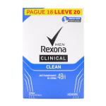 DTE.REXONA CLINICAL 8.5GR M.PACK 20SBS H
