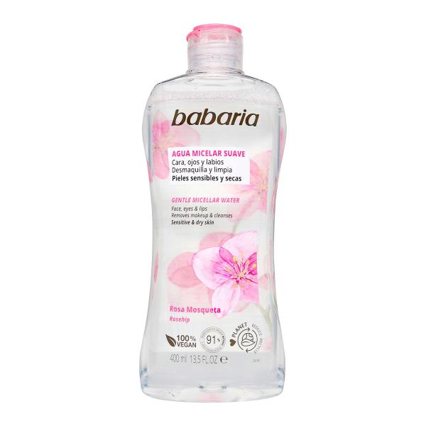 AGUA MICELAR ROSA MOSQUETA BABARIA 400ML