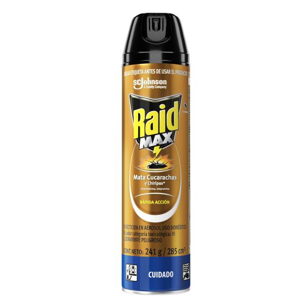 RAID MAX MATA CUCAR.Y CHIRIPAS 285 ML
