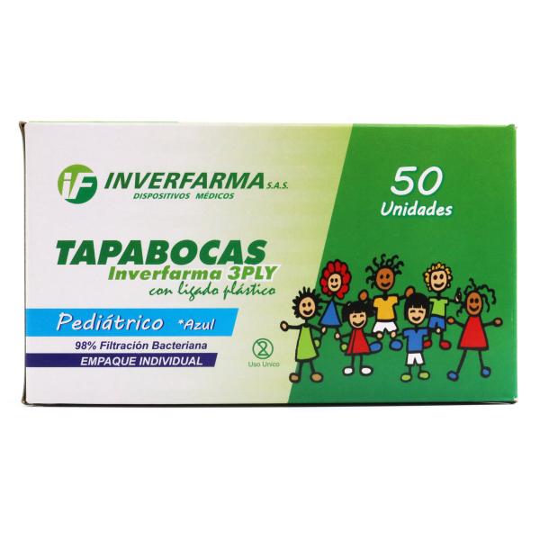 TAPABOCA PEDIAT.AZUL E.I.50 UND INVERFAR