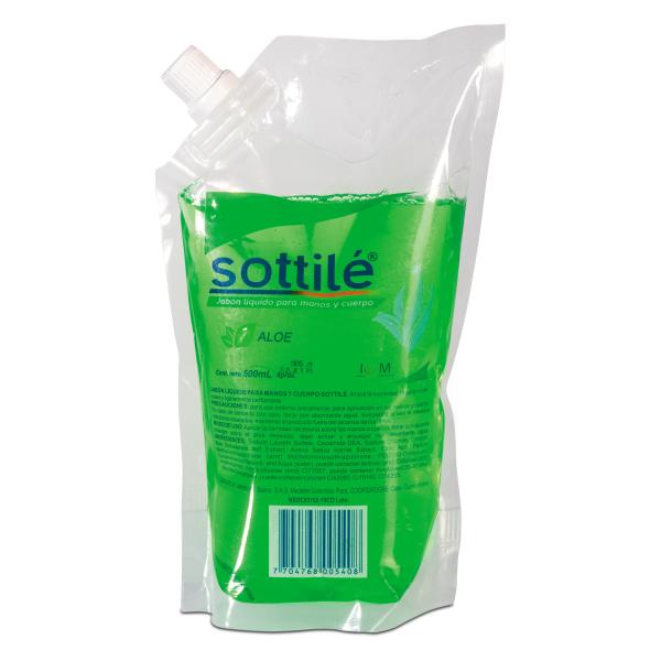JAB LIQ.SOTTILE ALOE DOYPAC 500ML ICOM