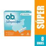TAMPON OB SIEMPRE LIBRE ORIG SUPER 8 UND
