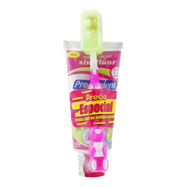 CRE.DENT.PROQUIDENT KIDS FUCSI 100GR+CEP