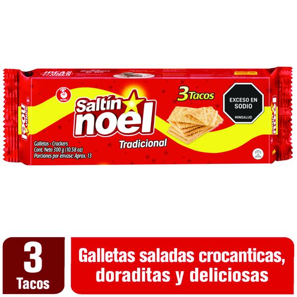 GALLETA SALTIN NOEL TRADICIONAL 3 TACOS