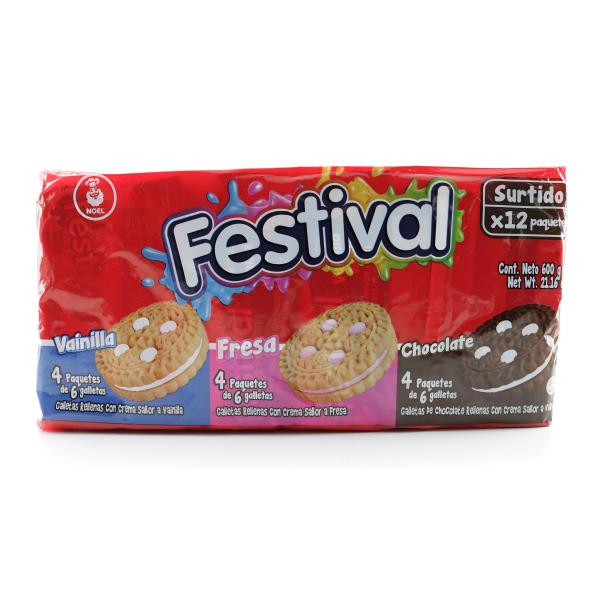 GALLETAS FESTIVAL SURTIDAS 12 UND