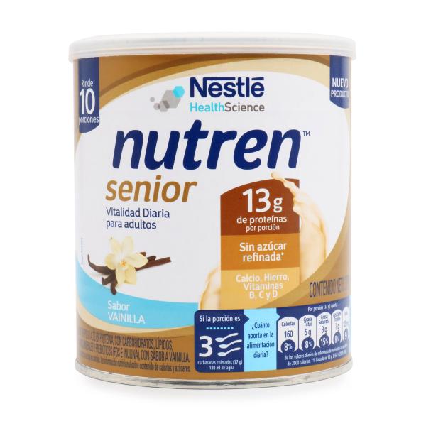 NUTREN SENIOR POLVO VAINILLA 370 GR