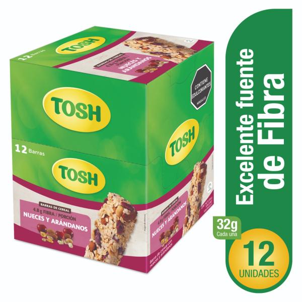 BARRA TOSH ARANDANOS 32 GR 12 UND