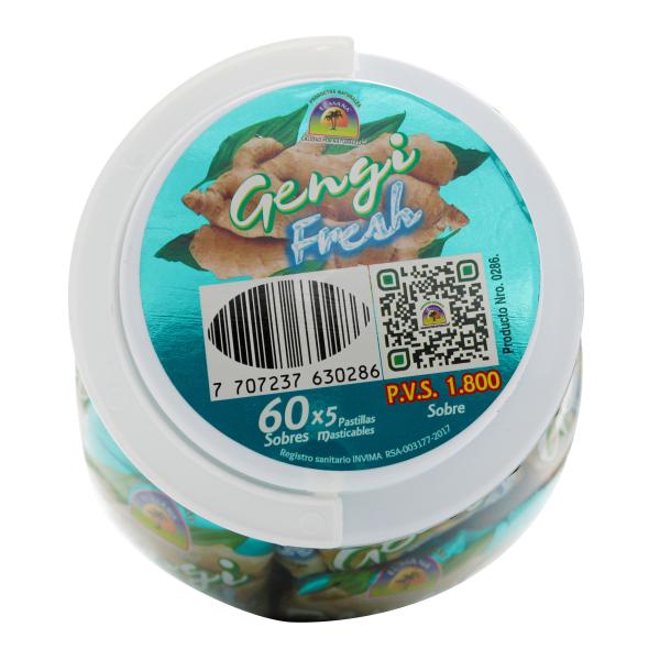 GENGIFRESH BOMBONERA 60 SOBRES 5 TBS