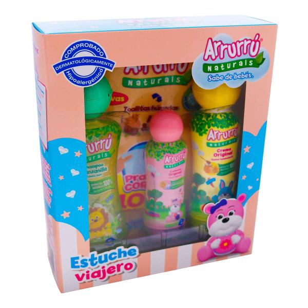 EST.ARRURRU VIAJERO ROSADO 4 ARTICULOS