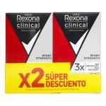 2 DTE.REXONA CLINICAL SPORT CRE.48GR S.O