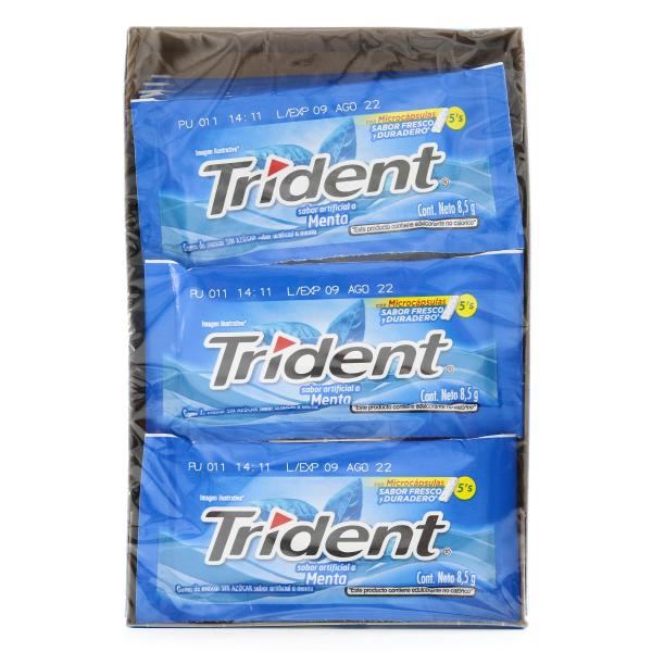 TRIDENT 5S MENTA POS DISPLAY 18 UD 8.5G