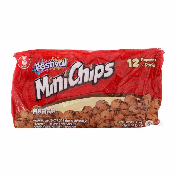 GALLE FESTIVAL MINICHIPS CHOC.12PACK 35G