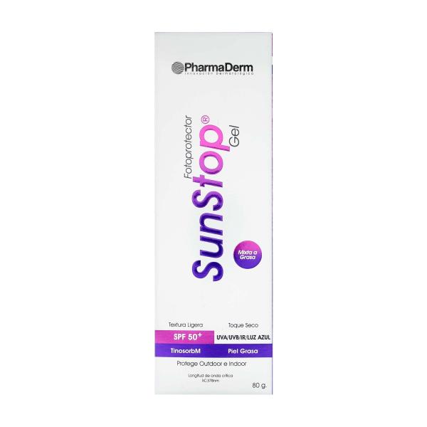 SUNSTOP GEL SPF50 TUBO COLAPSIBLE 80 GR