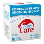 TAPABOCAS FAST CARE TIPO N95 10 UND ICOM