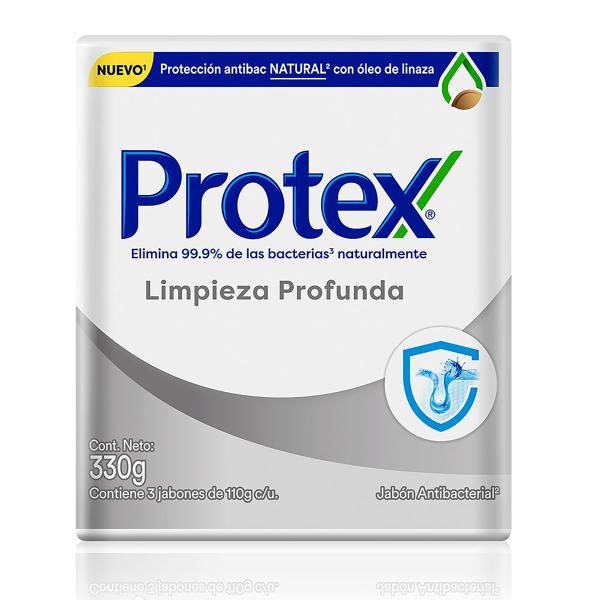 3 JAB.PROTEX LIMPIEZA PROFUNDA 110 GR