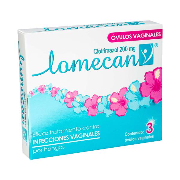 LOMECAN V 200MG 3 OVU.VAGINALES P.E.(SF)