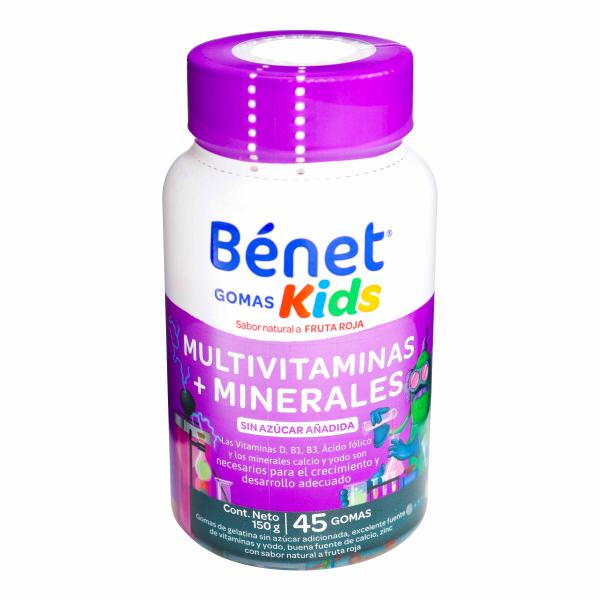 GOM. DE GELAT. BENET KIDS VIT. MINER 150