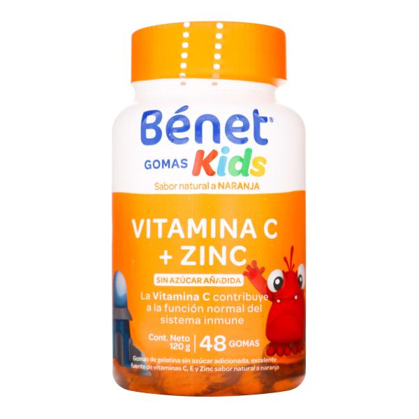 GOM. DE GELAT. BENET KIDS VITAM ZINC 120