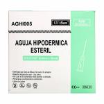 AGUJA HIPODERMICA ALFA 21Gx1 1/2 100 UND