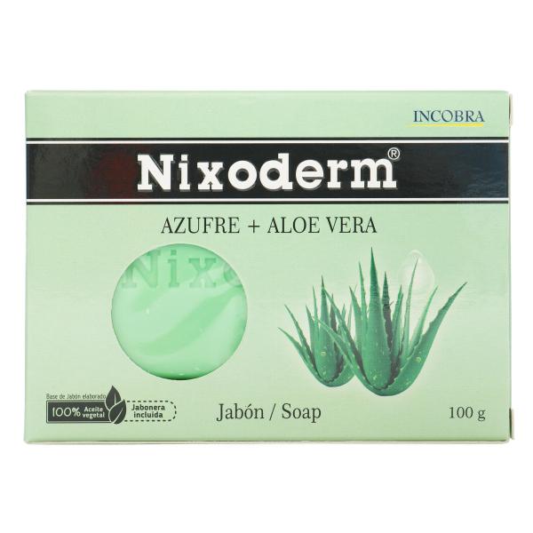 JABON NIXODERM AZUFRE ALOE VERA 100 GR