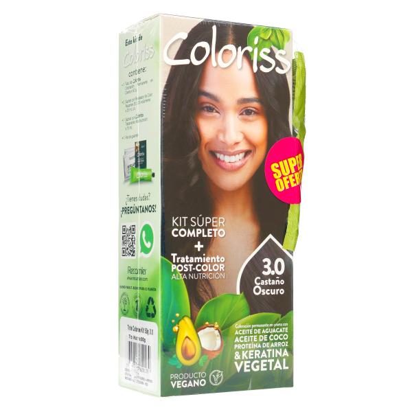 COLORIS KIT 30 CAST. OSCUR + TRA 30GR