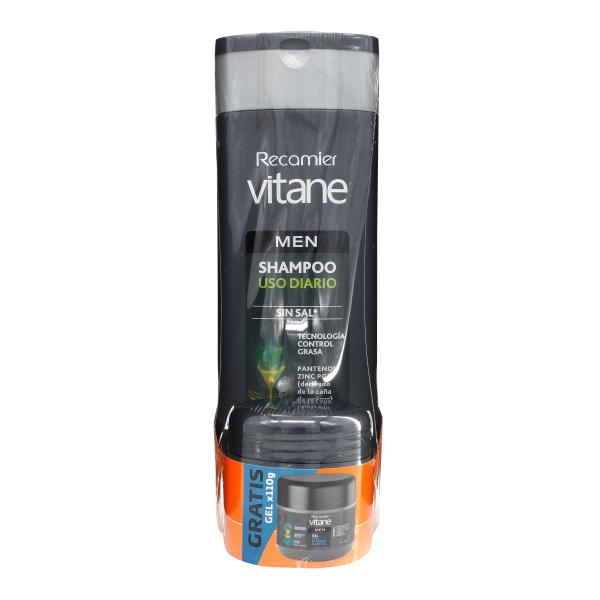 CHA VITANE MEN USO DIA 400ML + GEL 110ML