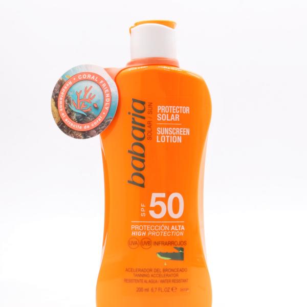 PROTEC.SOLAR BABARIA ALOE SPF50 200 ML