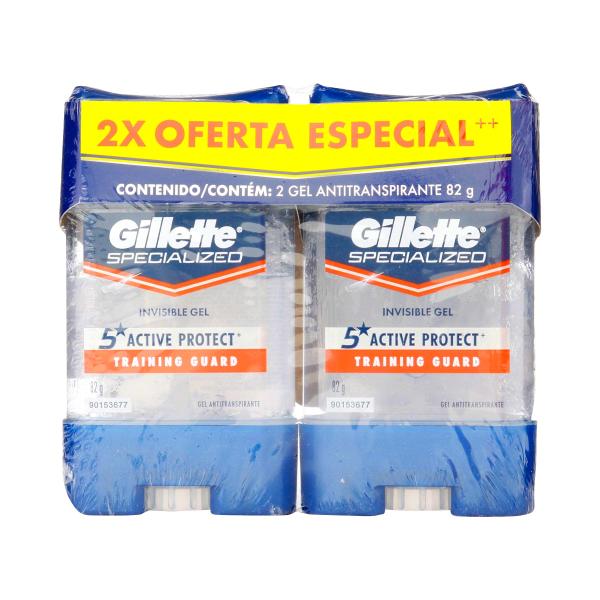 2 DTE GILLETTE CLEARGEL TRAI. GUARD 82GR