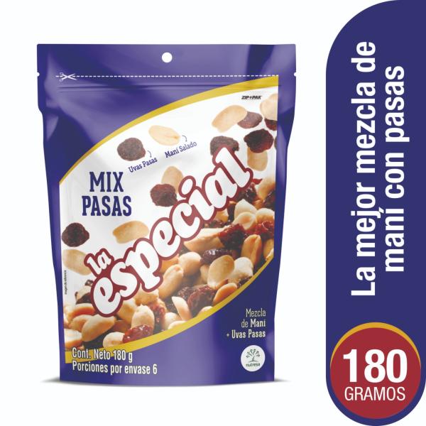 PASAB ESPECIAL PASAS DOYPACK 180 GRAMOS