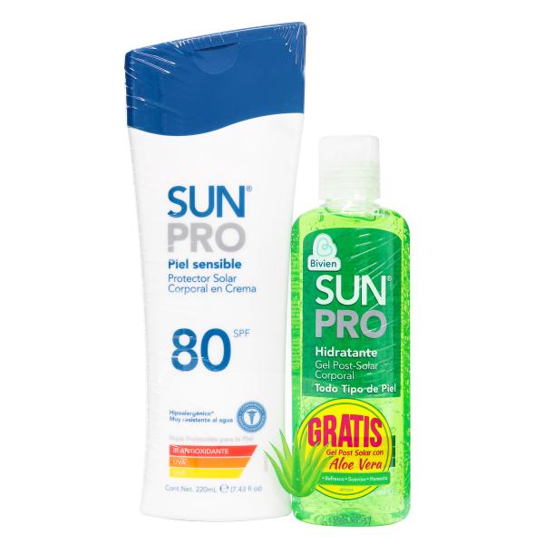 PROT S. SUN PRO SPF80 220ML + GEL 180