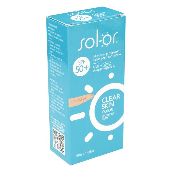 PROT SOL-OR CLEAR SK. COLOR SPF50+ 50ML