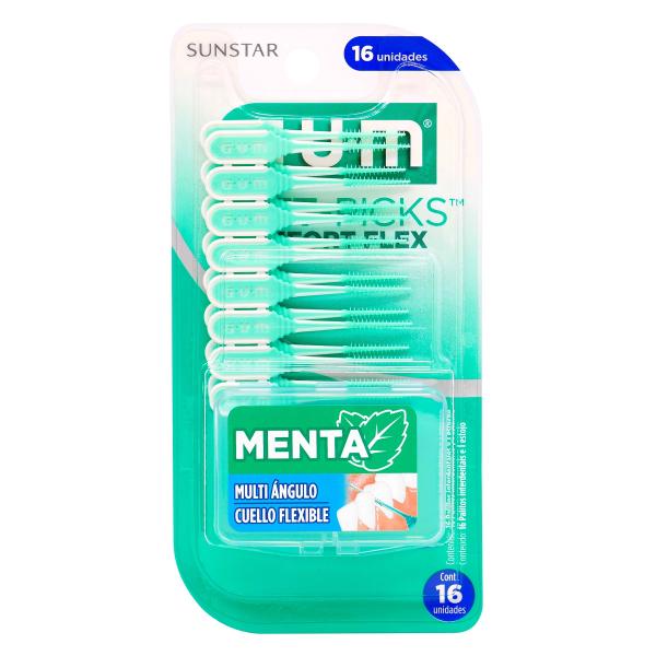 CEPILLO INTER. GUM FLEXIBLE MENTA 16 UND