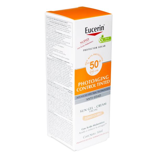 PROT.SOLAR EUCERIN FPS50 TONO CLARO 50ML