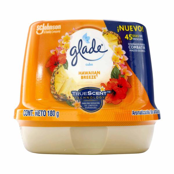 AMBIENT.GLADE CUBO GEL HAWA.BRE 180 G