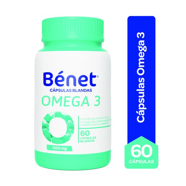 CAPSULAS BENET OMEGA 3 60 UNDS