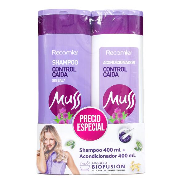 CHA.MUSS CONTROL CAIDA 400ML+ACOND.400ML