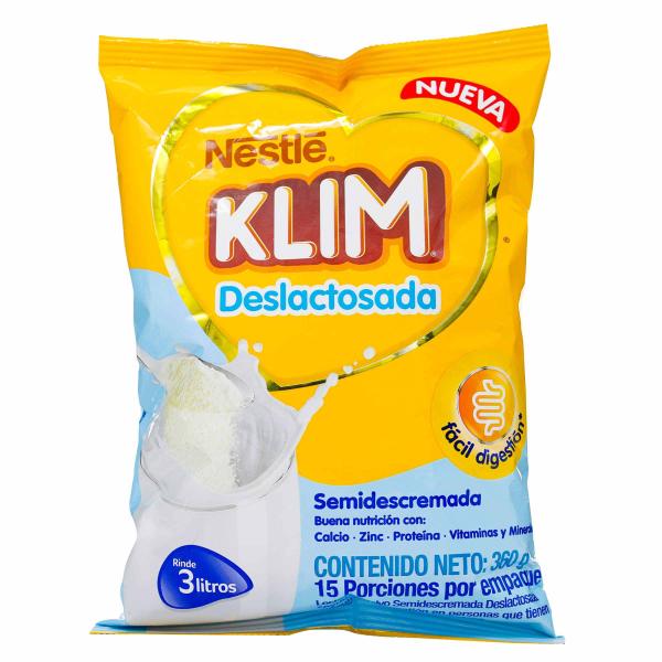 LECHE KLIM DESLACTOSADA SEMIDESCRE.360 G
