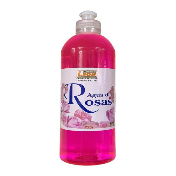 AGUA ROSAS 500 ML LEON
