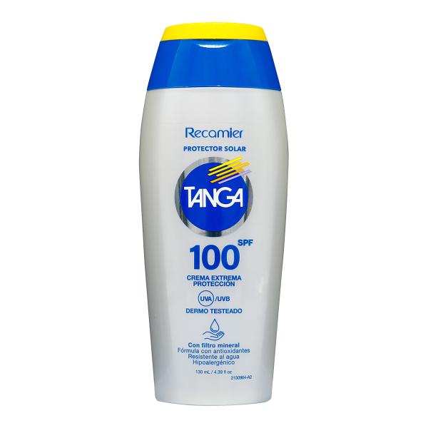 BLOQ.TANGA SPF 100 ADULTOS CREMA 130 ML