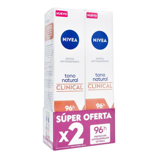2 DTE.NIVEA SPRAY CLI.TONO NATURAL 150ML