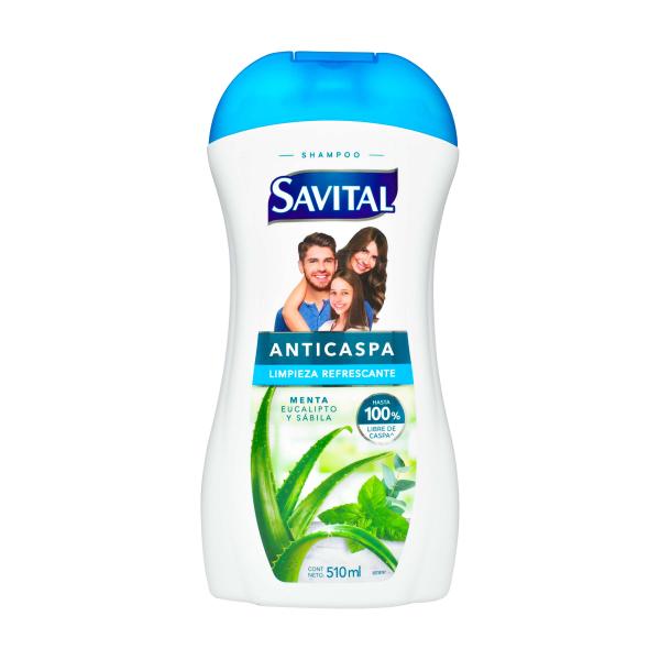 CHA.SAVITAL ANTICASPA MENTA EUCAL.510 ML