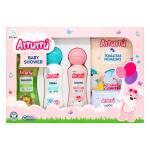 ESTUCHE ARRURRU BABY SHOWER ROSADO 5UNDS