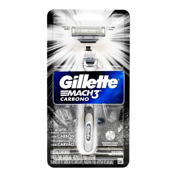 MAQ.AFEITAR GILLETTE CARBONO