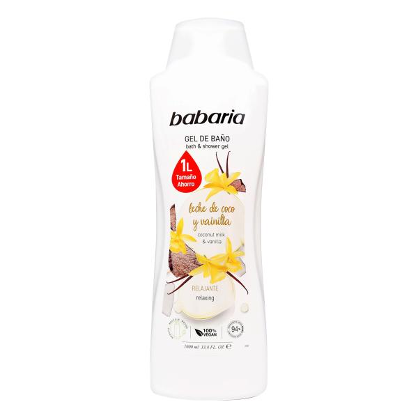 GEL DE BANO COCO-VAINILLA BABARIA 1000ML
