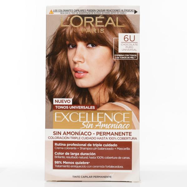 EXCELLENCE SIN AMONIACO 6U CHOCOLATE