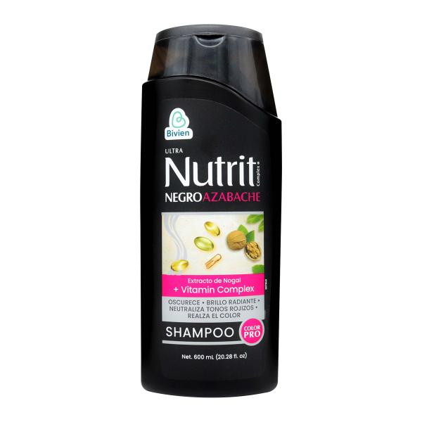 CHA.ULTRA NUTRIT NEGRO AZABACHE 600 ML